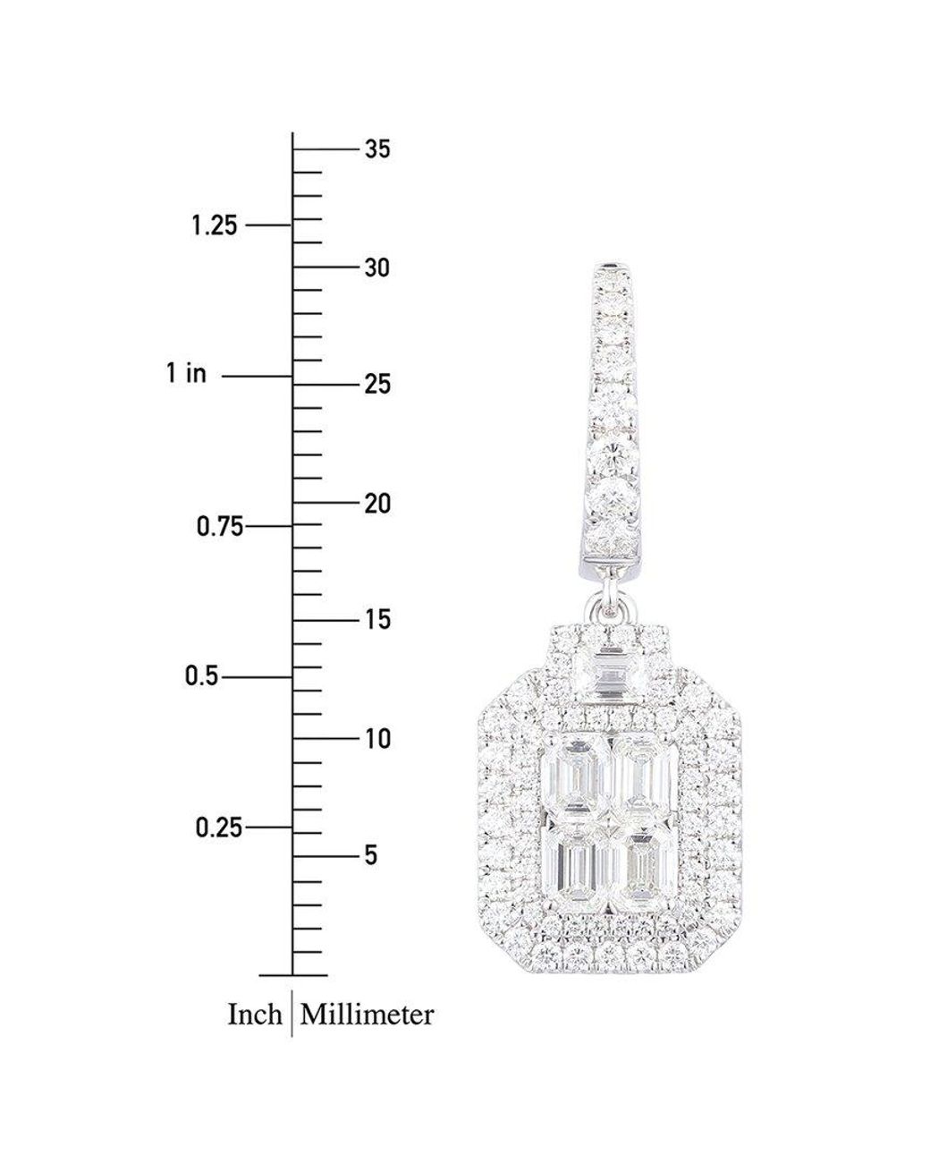 Gregg Ruth White 18K 2.42 Ct. Tw. Diamond Earring