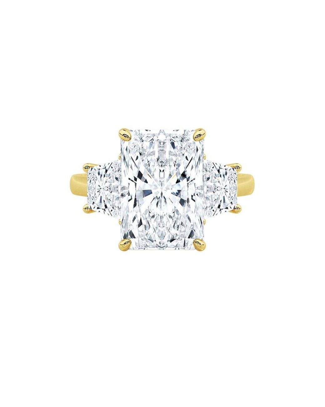 Lab Grown Diamonds White 14K 8.00 Ct. Tw. Lab-Grown Diamond Ring