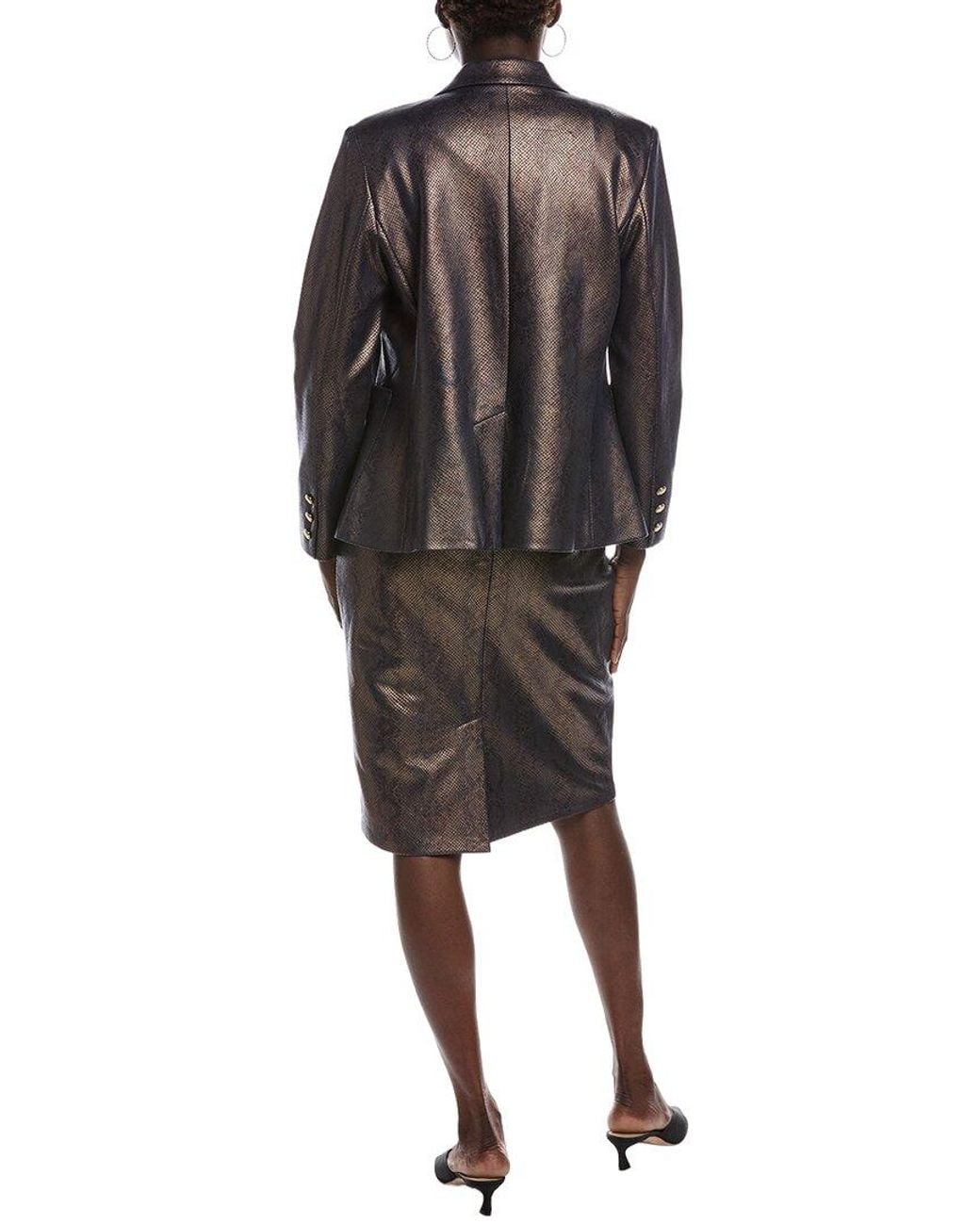 Nanette Lepore Black Jacket & Pencil Skirt Set