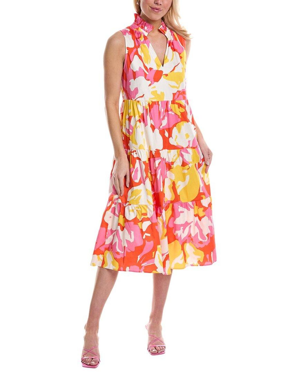 CROSBY BY MOLLIE BURCH Red Wesley Midi Dress