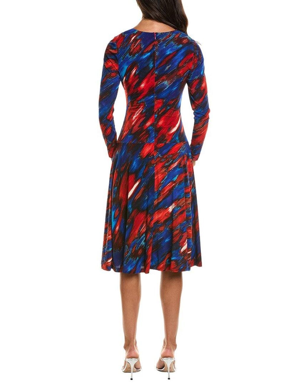 Tahari Red Midi Dress