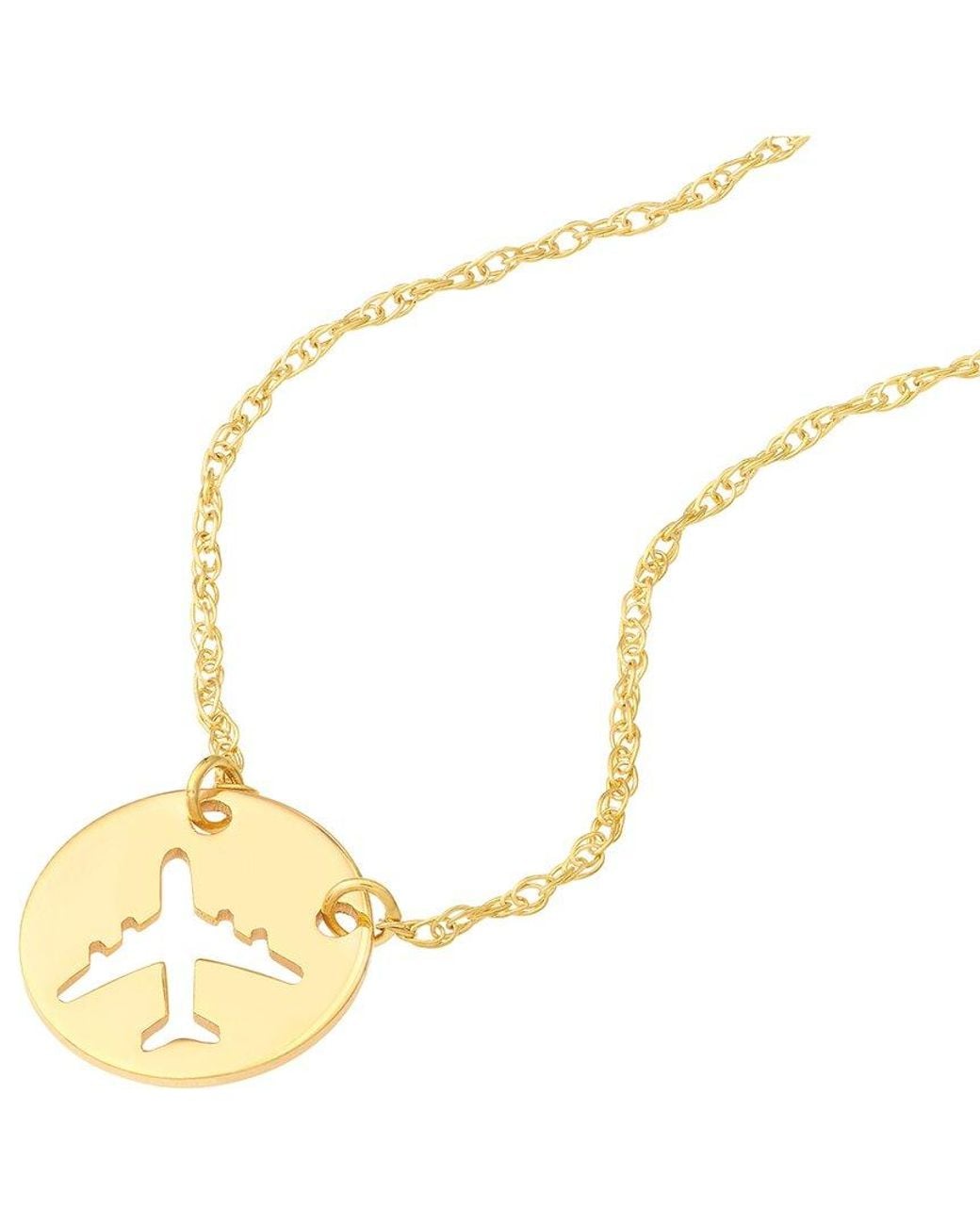 HAWLEY ST Metallic 14K Necklace