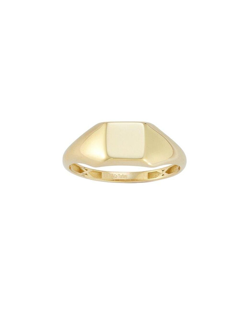Ember Fine Jewelry White 14K Square Signet Ring