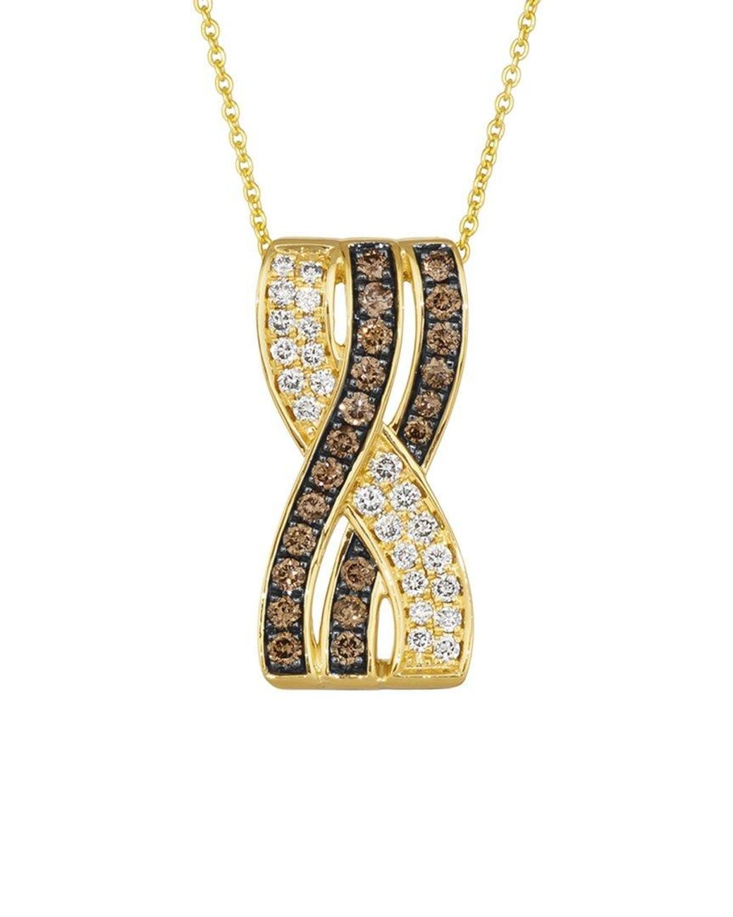 Le Vian Metallic Gladiator 14K 0.58 Ct. Tw. Diamond Pendant