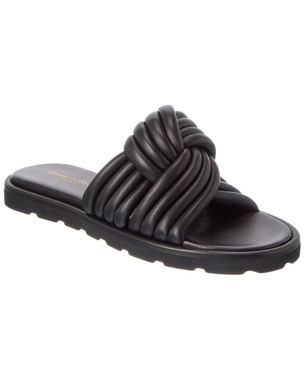 Gianvito Rossi Black Leather Sandal