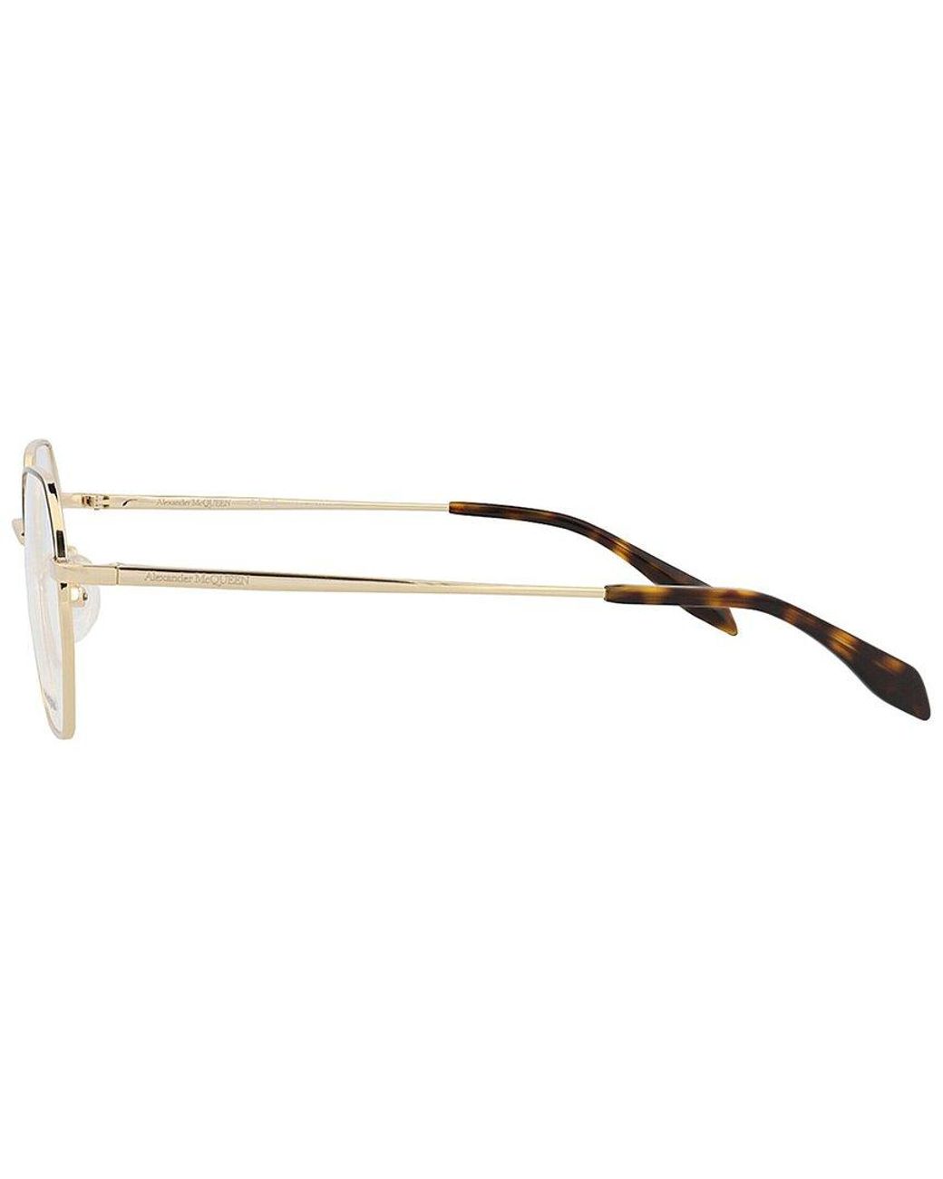 McQueen Metallic Am0338O 49Mm Optical Frames for men