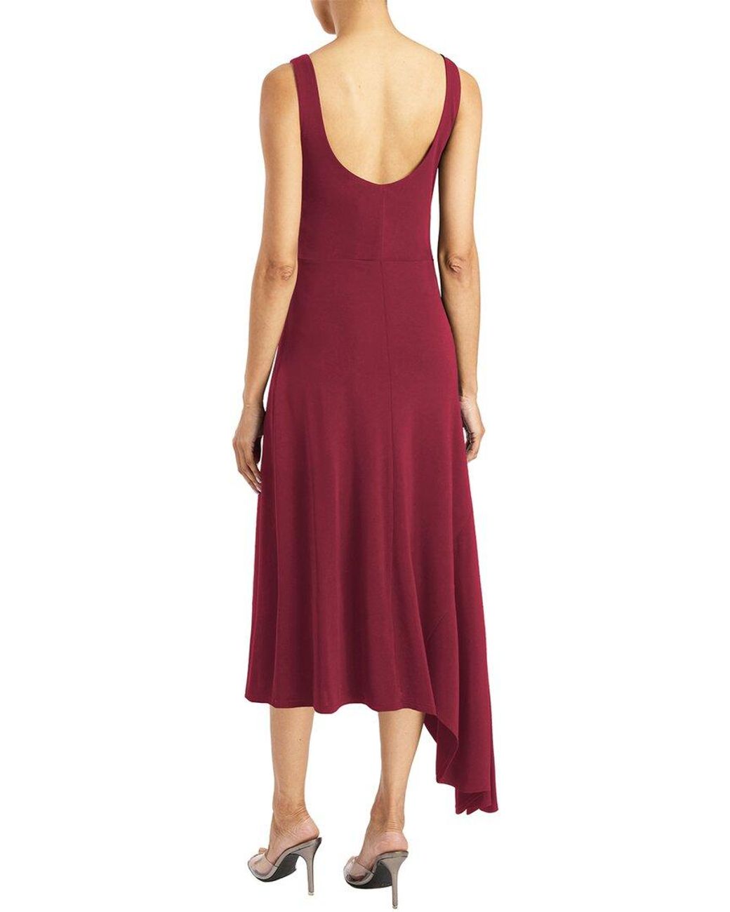 Santorelli Red A-Line Dress