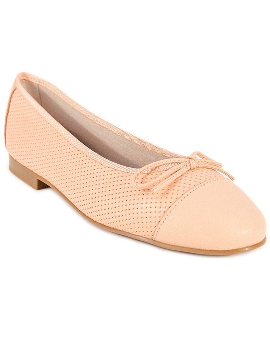Menina Step Natural Monique Leather Flat