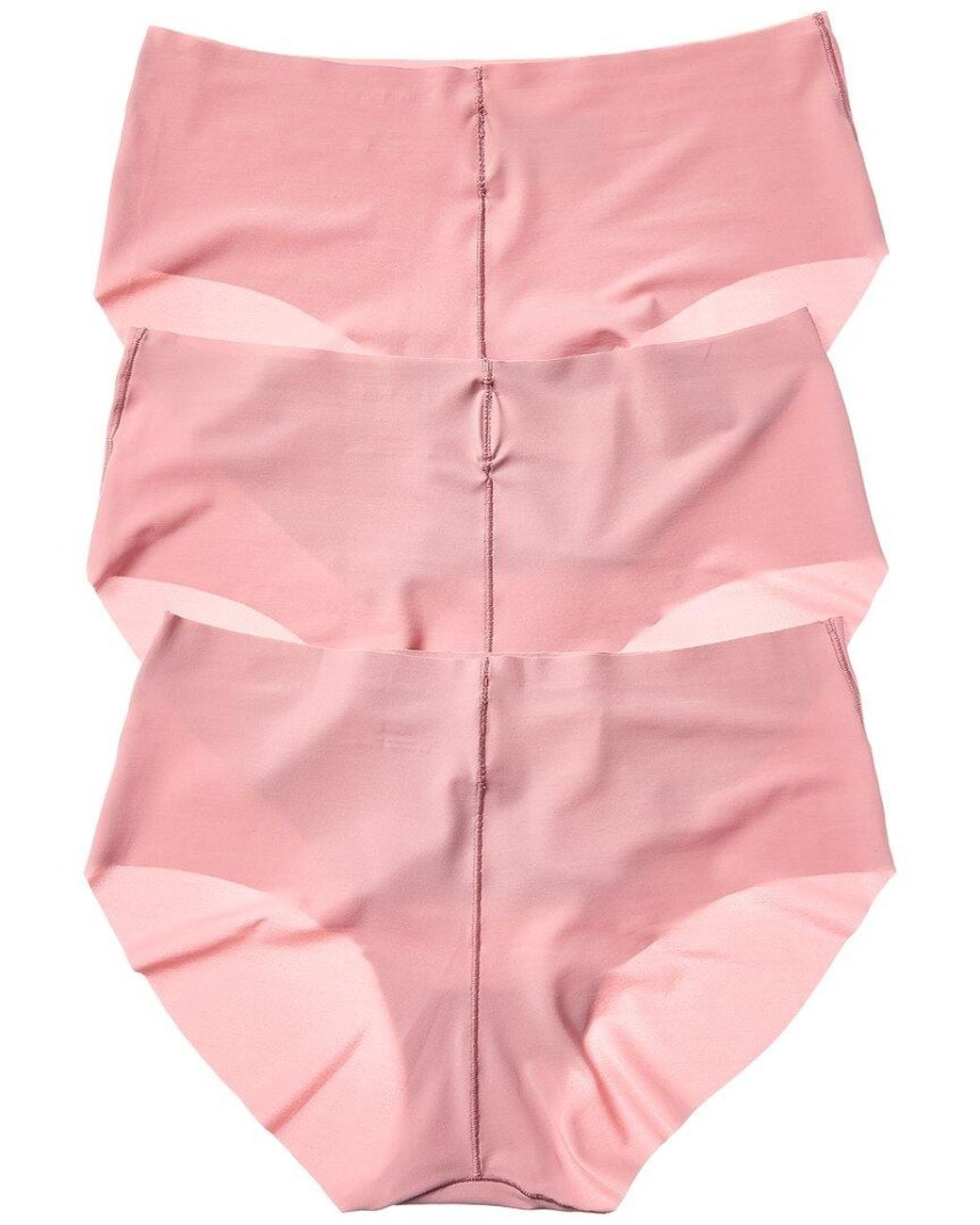 Calvin Klein Pink 3Pk Invisibles Microfiber Stretch Hipster