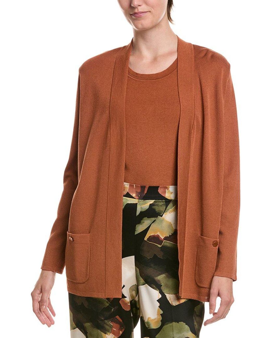Anne Klein Brown Malibu Cardigan