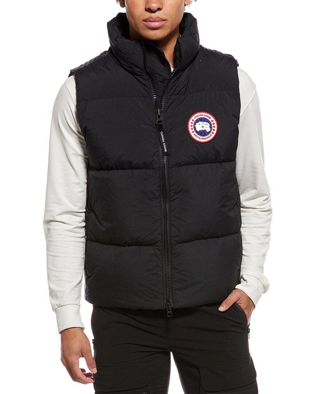 Canada Goose Black Lawrence Puffer Vest for men