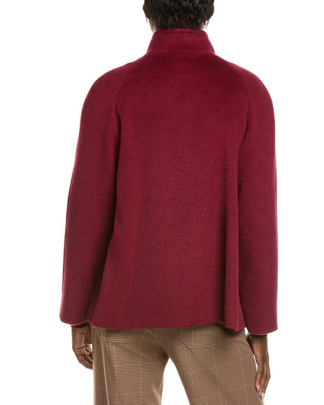 Cinzia Rocca Red Icons Wool-Blend Short Coat