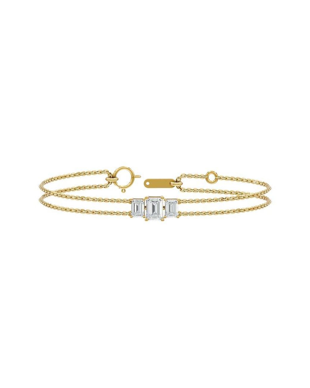 Lab Grown Diamonds White 18K Over 2.00 Ct. Tw. Lab-Grown Diamond Bracelet