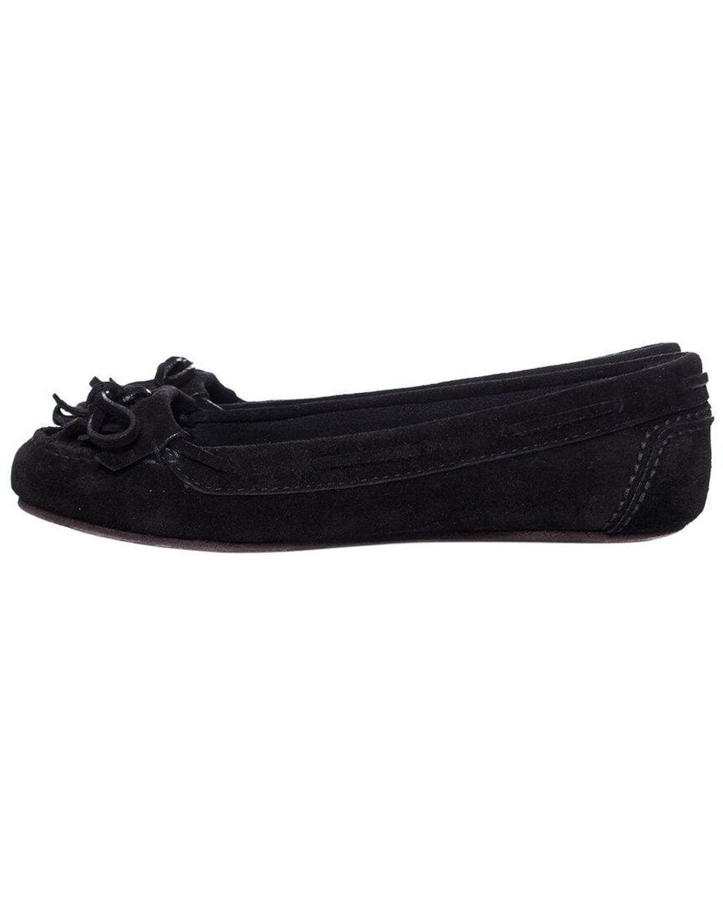 Saint Laurent Black Suede Tassel Moccasin (Authentic Pre-Loved)