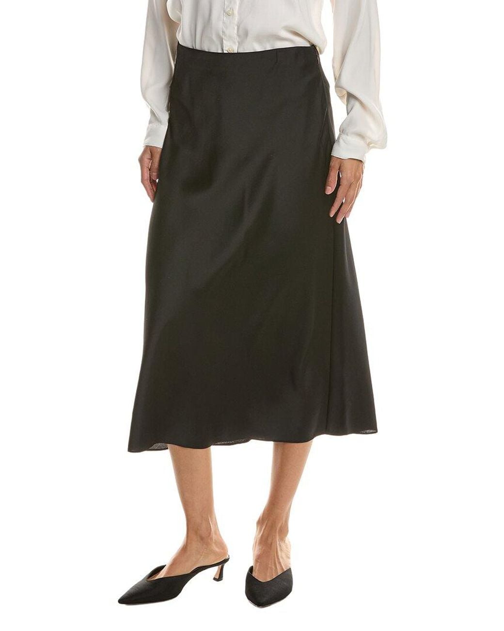 Vince Green Slip Skirt