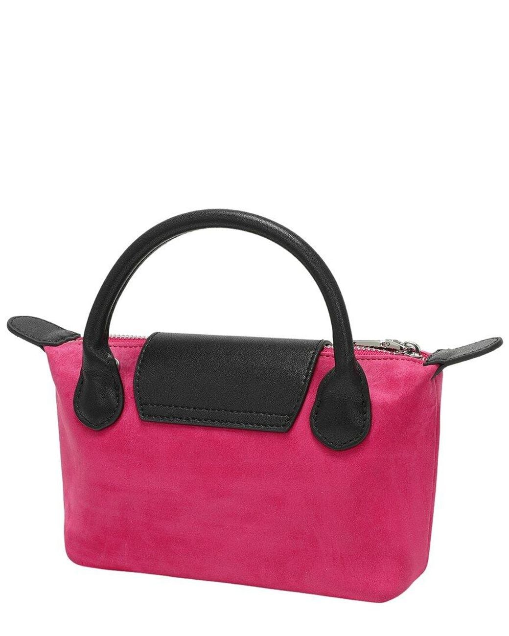 Tiffany & Fred Paris Pink Tiffany And Fred Paris Elegant Mini Suede Leather Satchel