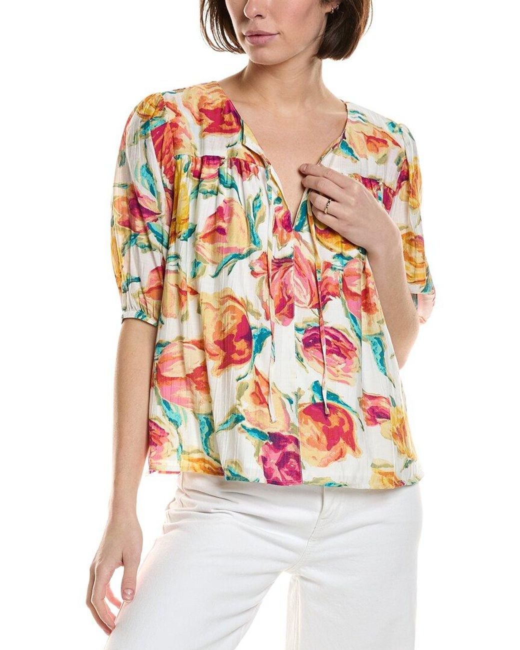 Nicole Miller White Blouse