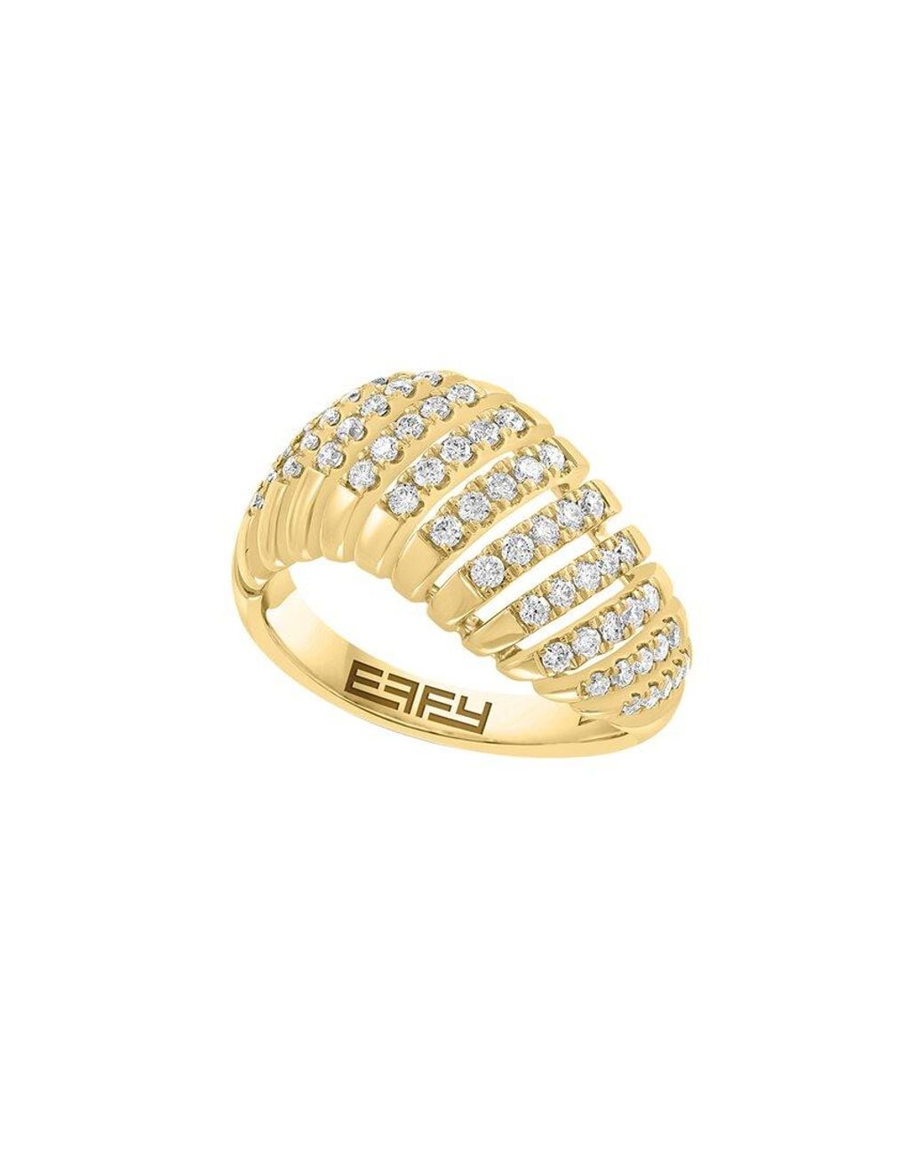 Effy Fine Jewelry Metallic 14K 0.63 Ct. Tw. Diamond Ring