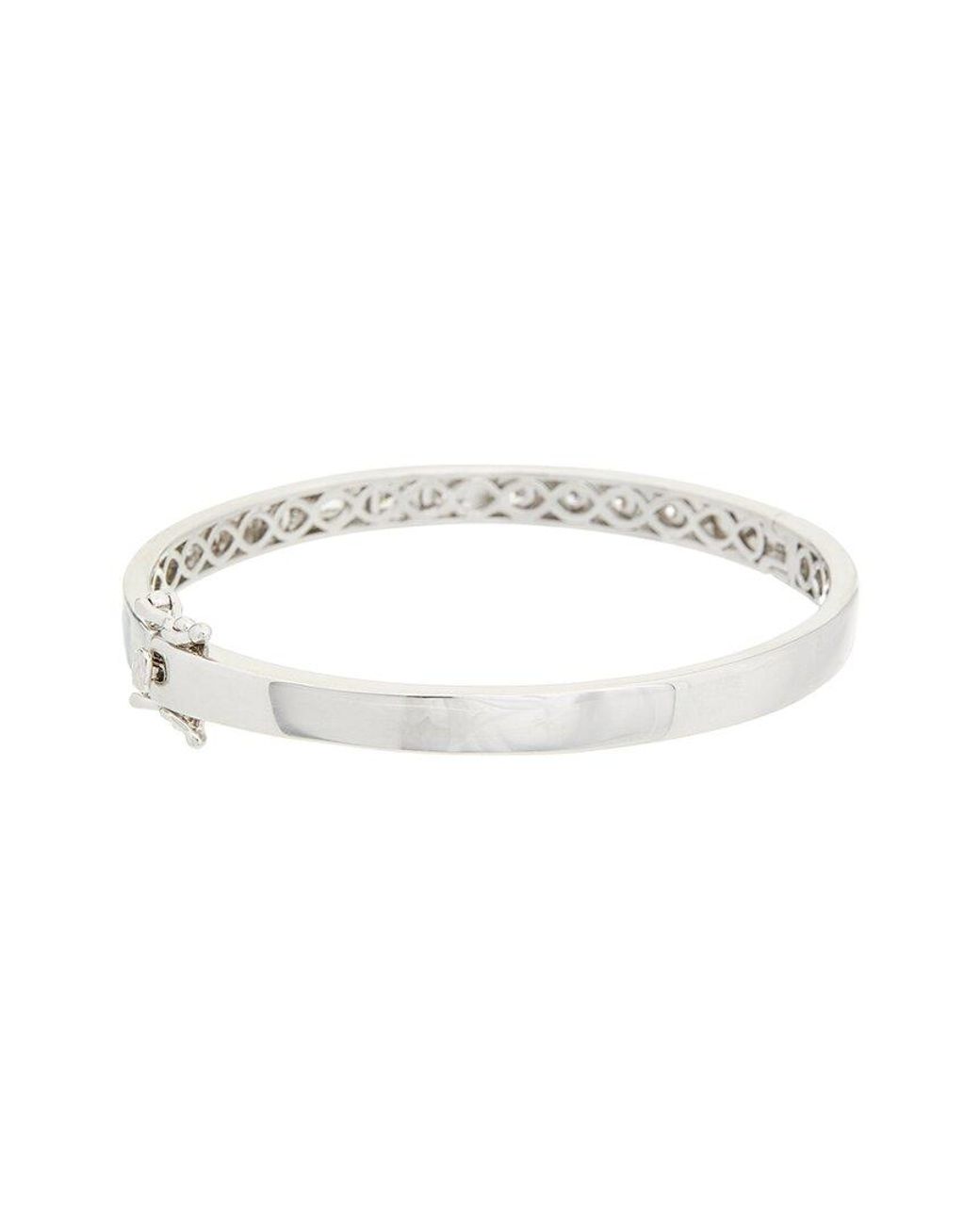 Juvell White Cz Bangle Bracelet