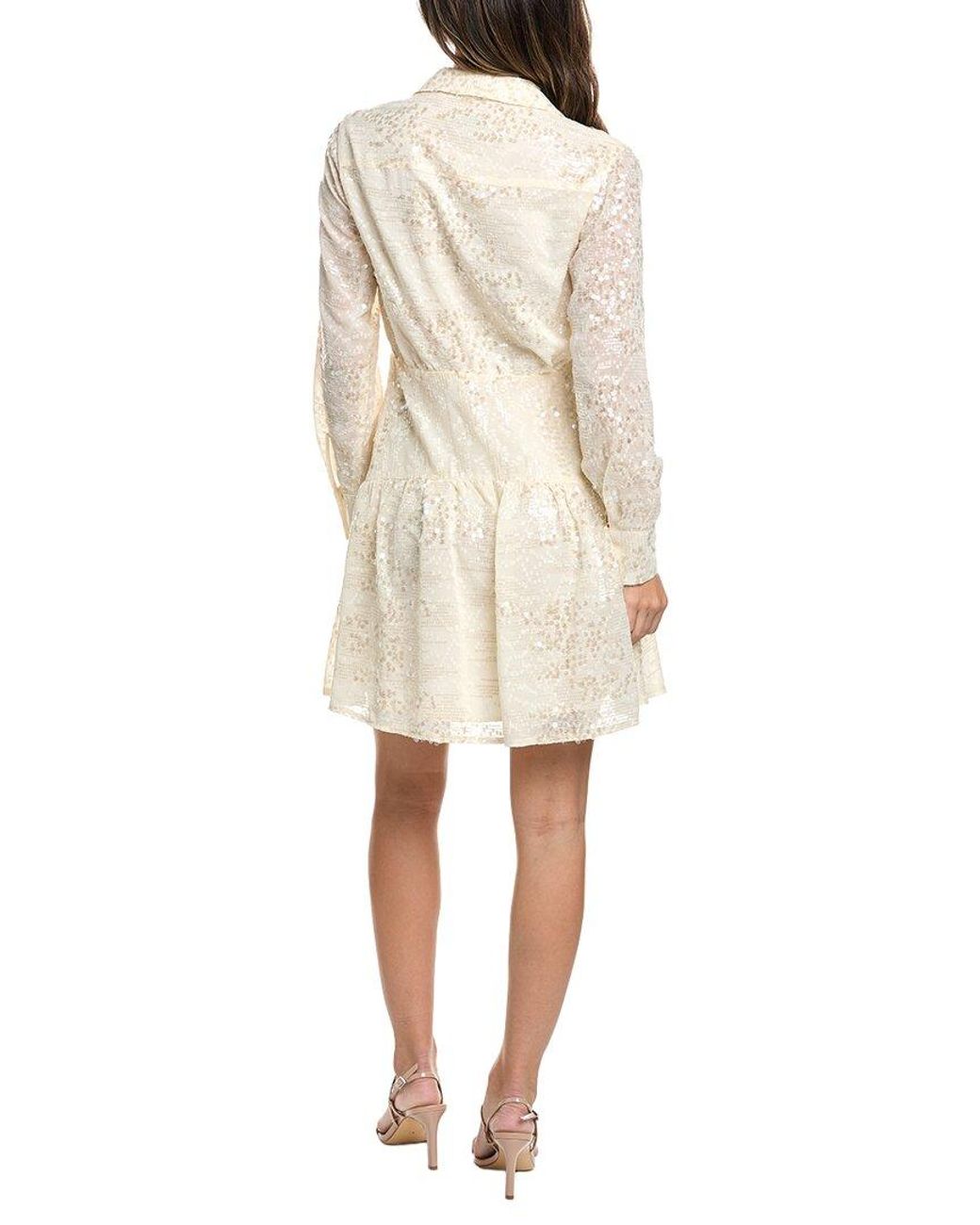 Kenneth Cole Natural Mini Shirtdress