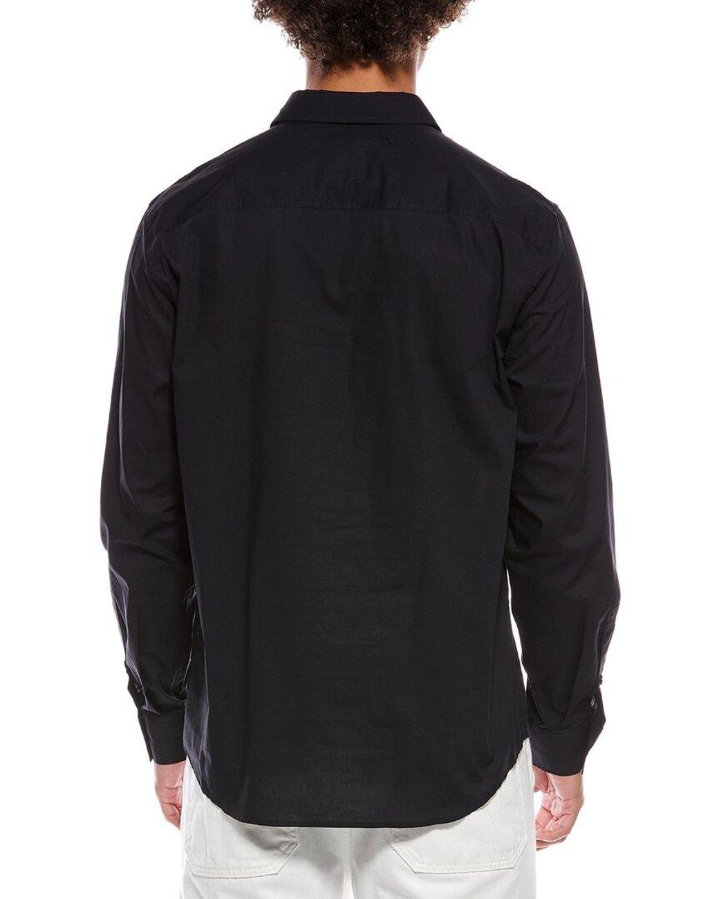 Versace Jeans Couture Black Solid Shirt for men