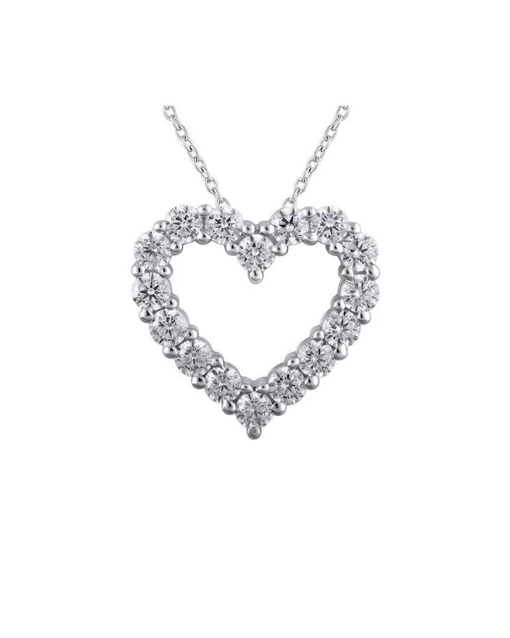 Lab Grown Diamonds Metallic 1.01 Ct. Tw. Lab-Grown Diamond Pendant