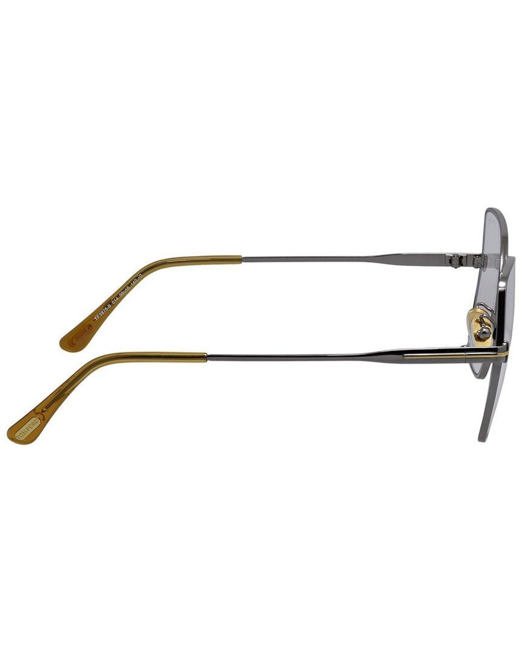 Tom Ford Metallic Ft5876-B 56Mm Optical Frames