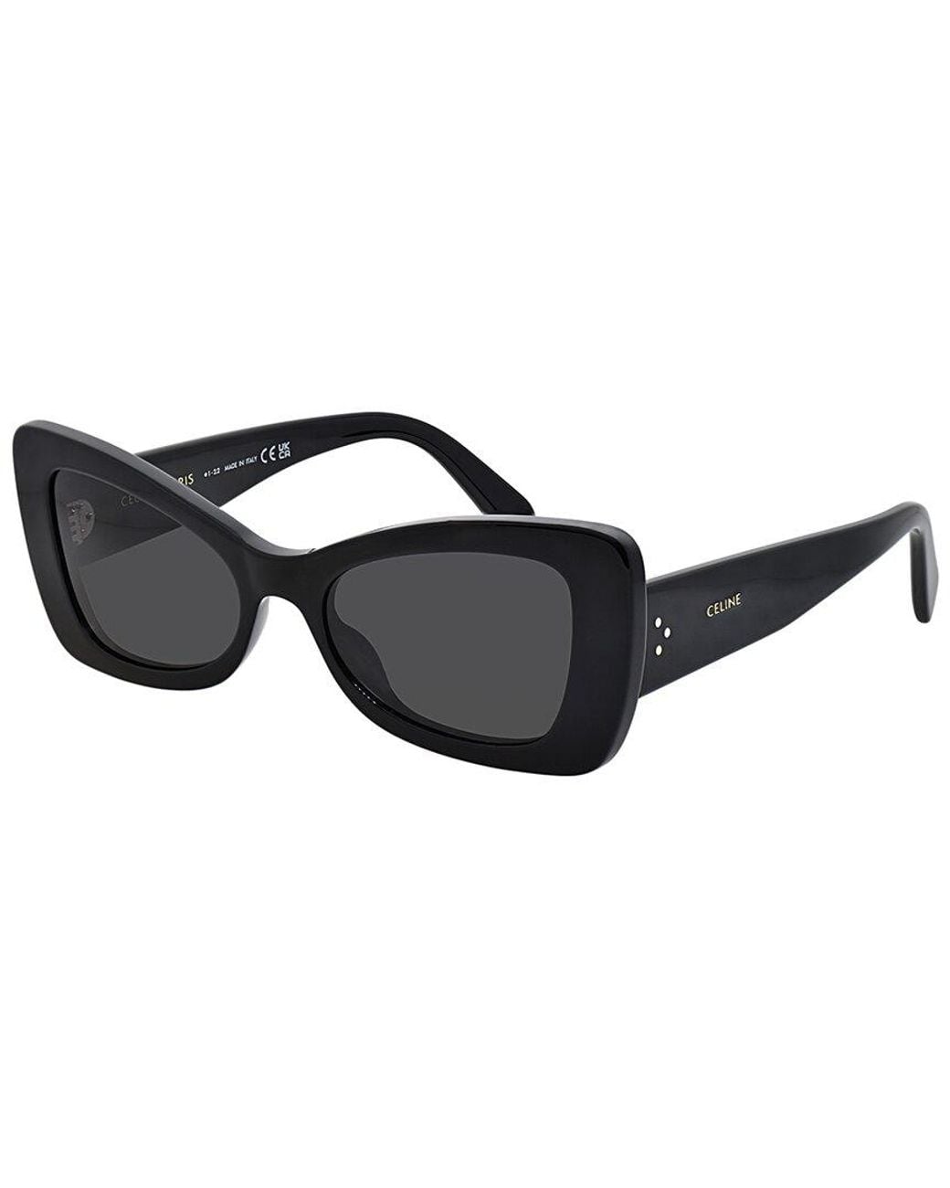 Céline Black Bold 3 Dots 54Mm Sunglasses