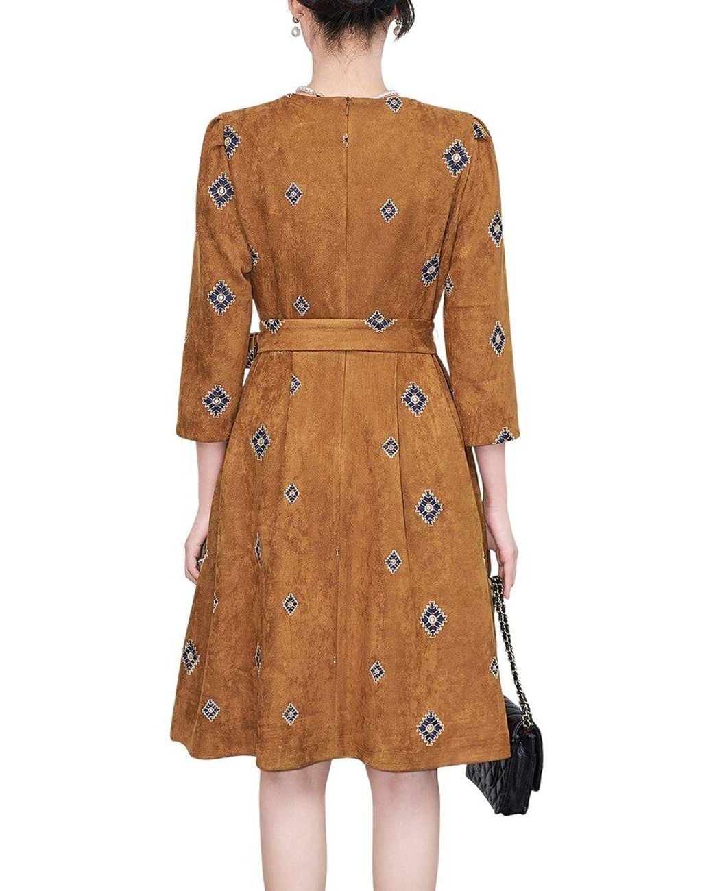 WLZD Brown Mini Dress