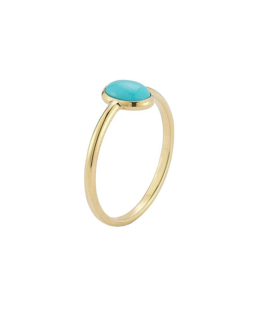 Italian Gold Blue 14K Ring