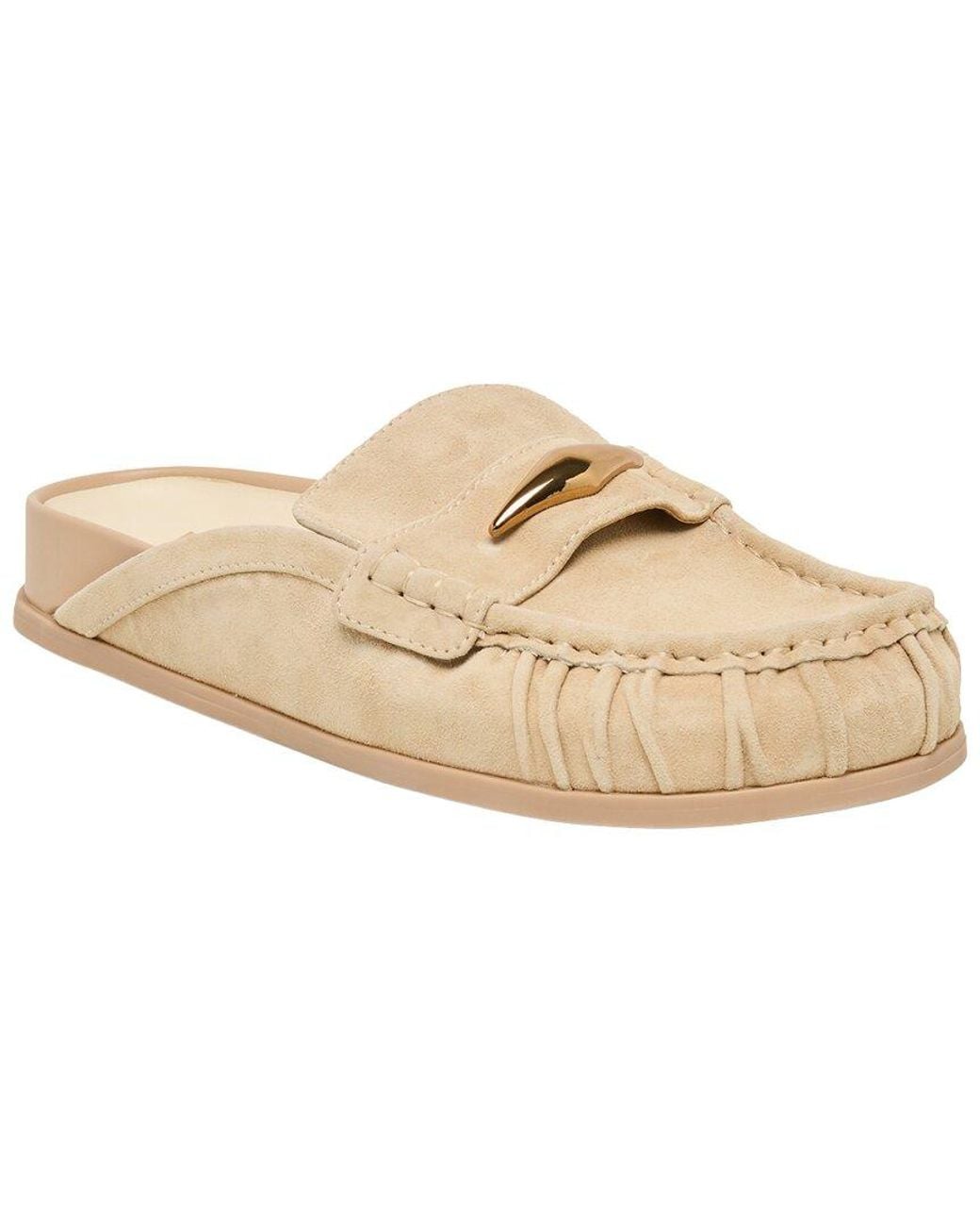 Dolce Vita White Jodero Suede Flat