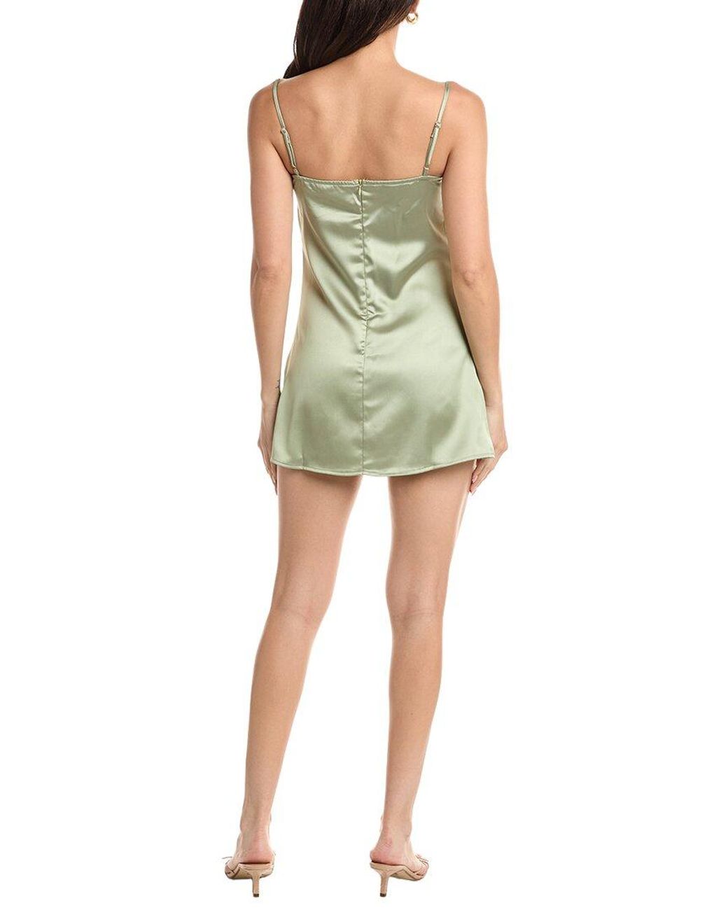 JLuxe Green Sleeveless Mini Dress