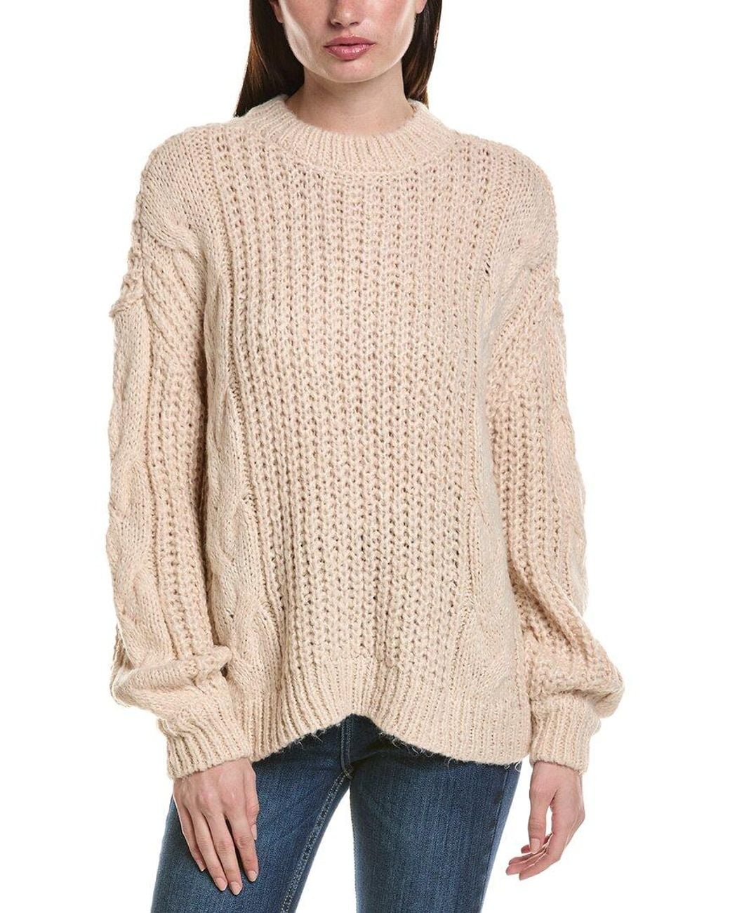 Saltwater Luxe Natural Crewneck Sweater