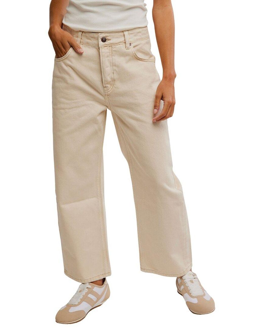 Free People Natural Deep Trance Relaxed Fit Jean