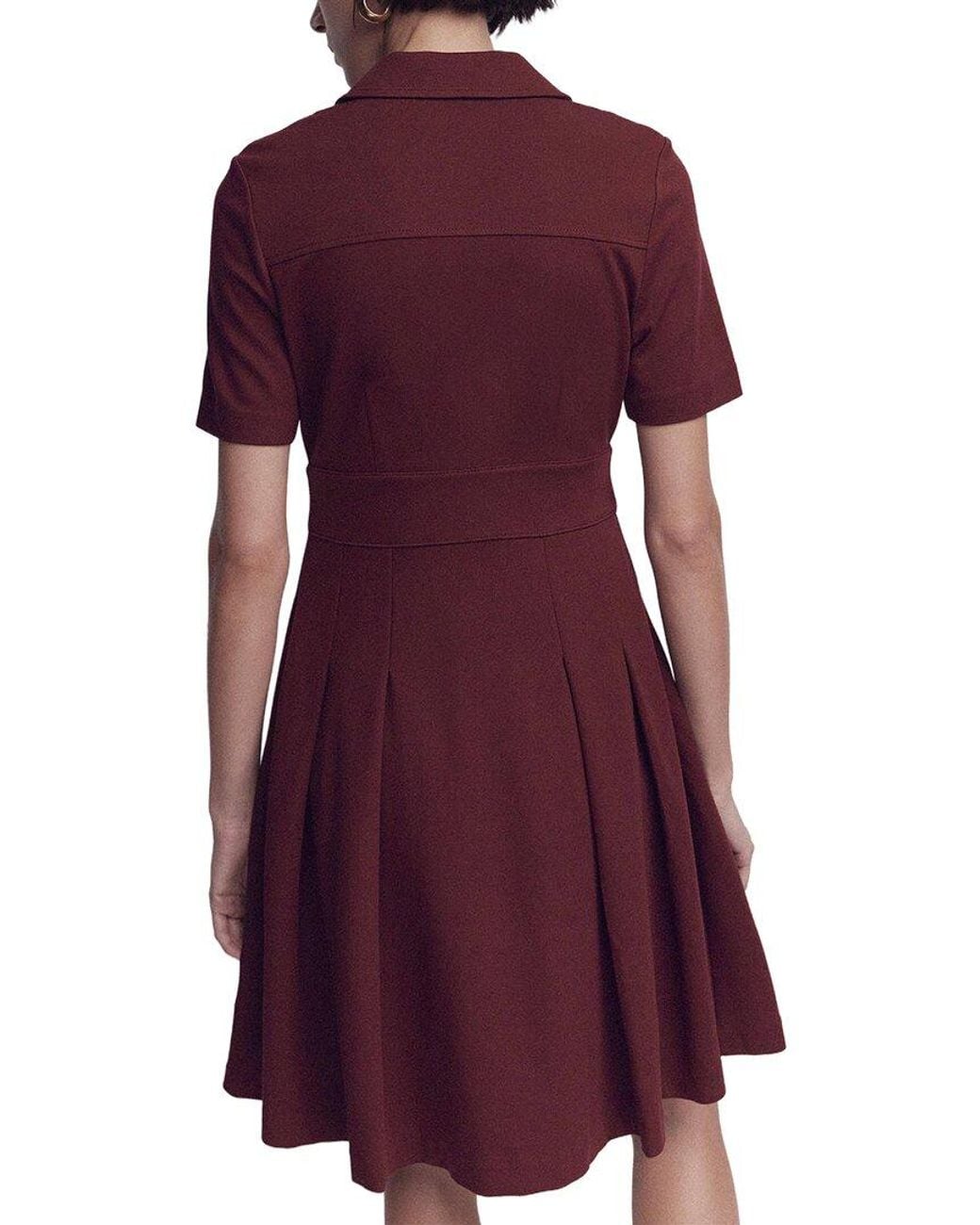 Boden Purple Bridget Ponte Short Dress