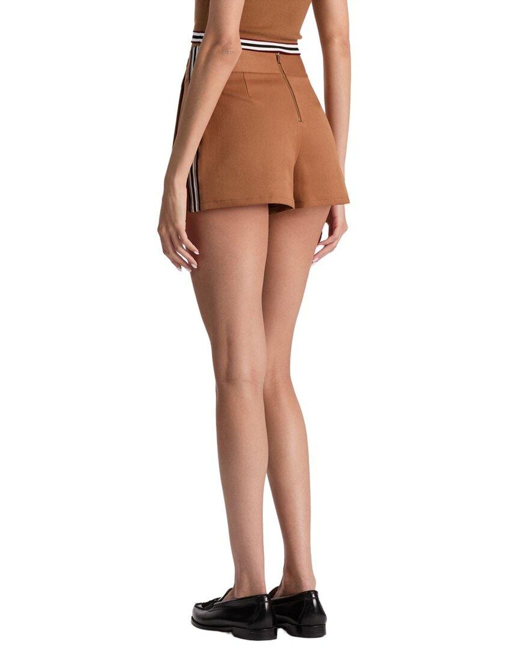 Alice + Olivia Brown Noah Skort