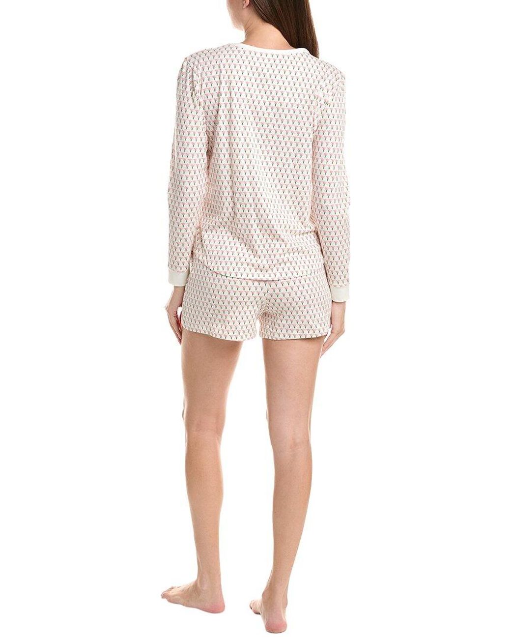 Bedhead White 2Pc Short Pajama Set