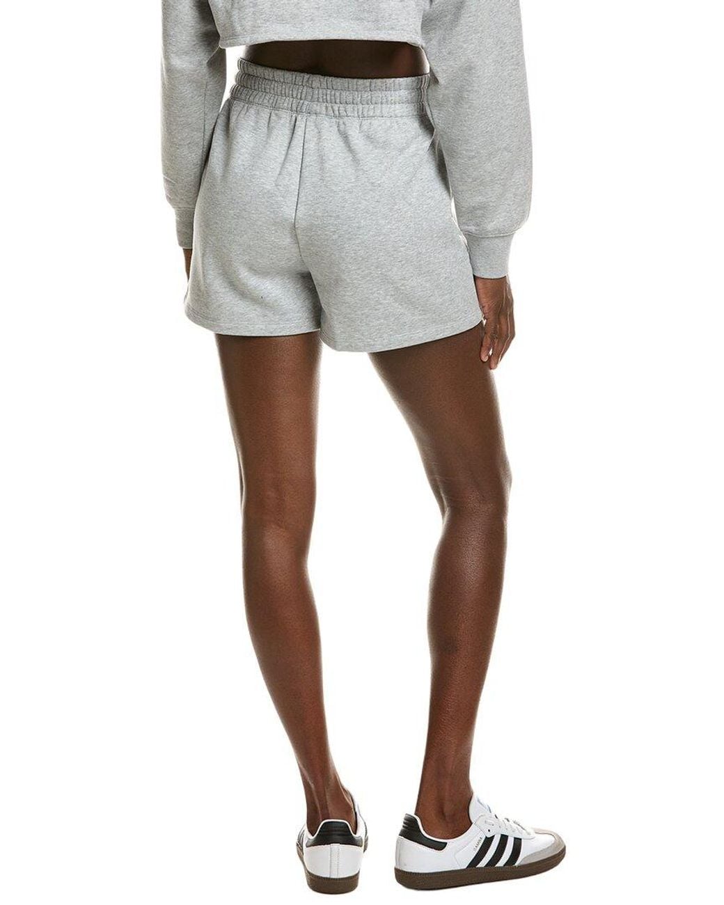 Beyond Yoga Gray Luxefleece 3.5In Sweatshort