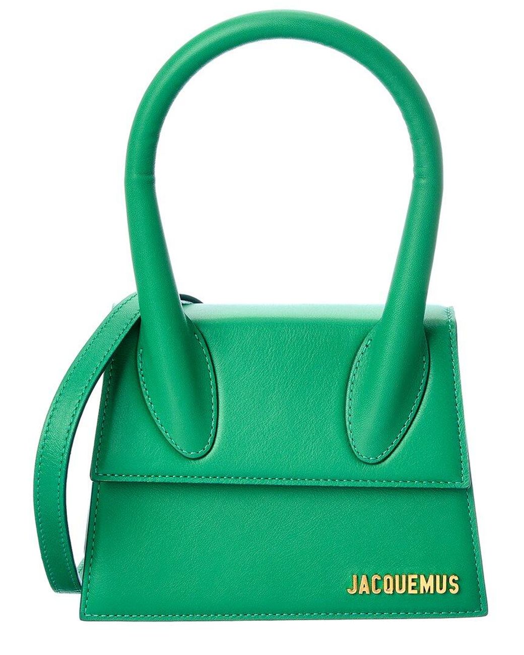 Jacquemus Le Chiquito Mini Leather Clutch in Green | Lyst