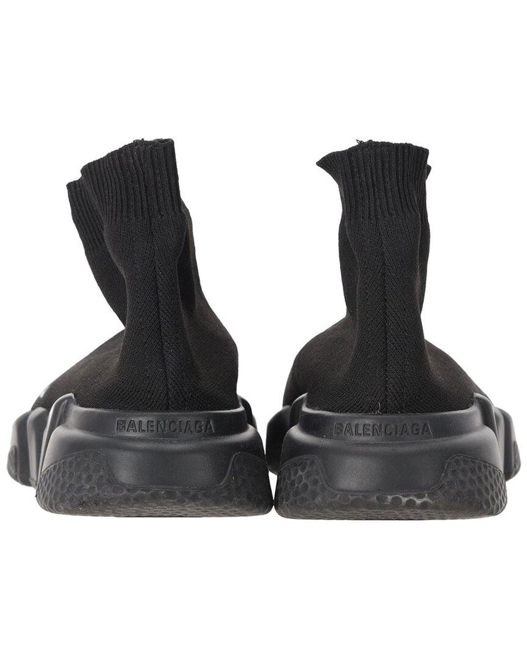 Balenciaga Black Polyester Speed Trainer (Authentic Pre-Loved)