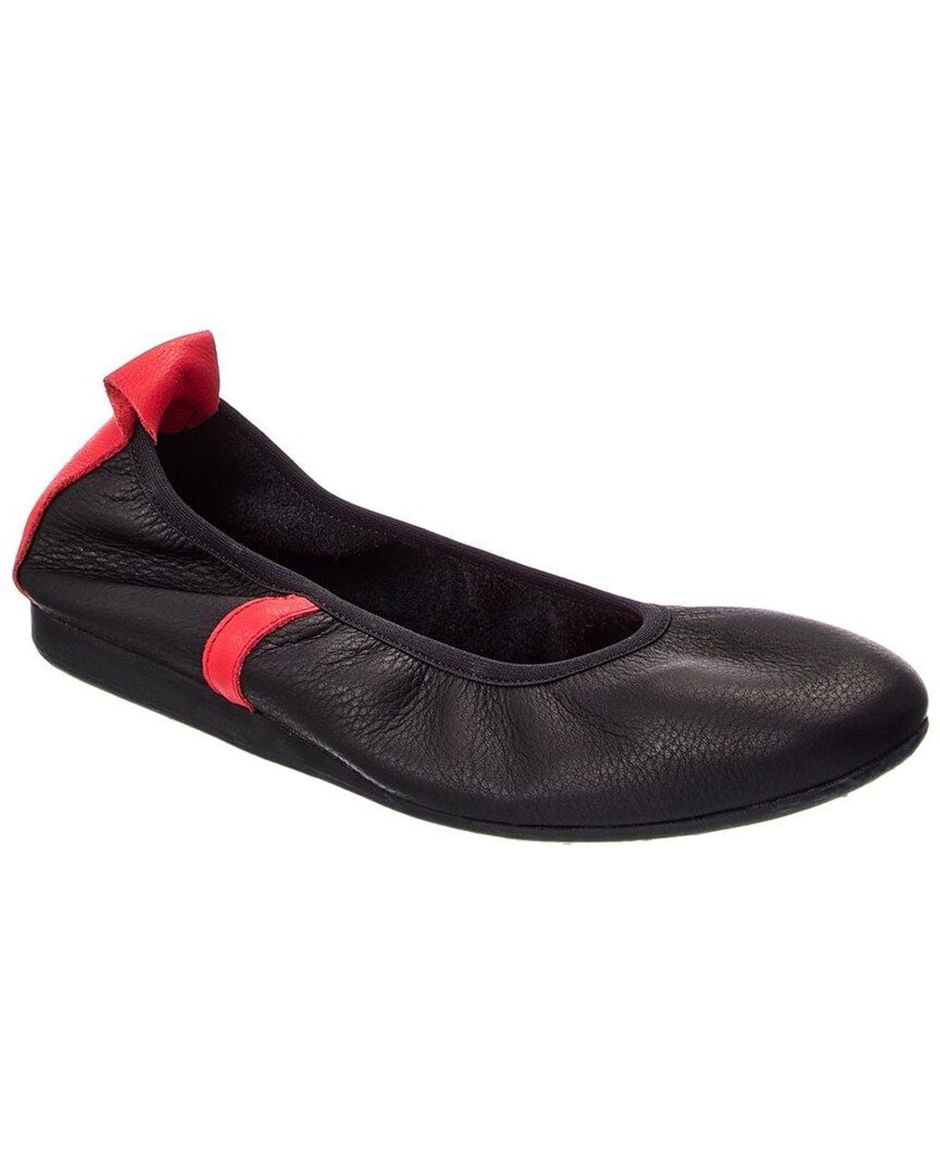 Arche Blue Lamour Leather Flat