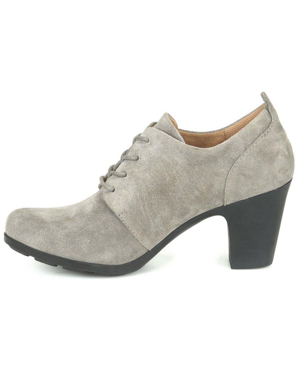 Comfortiva White Neacy Suede Shootie