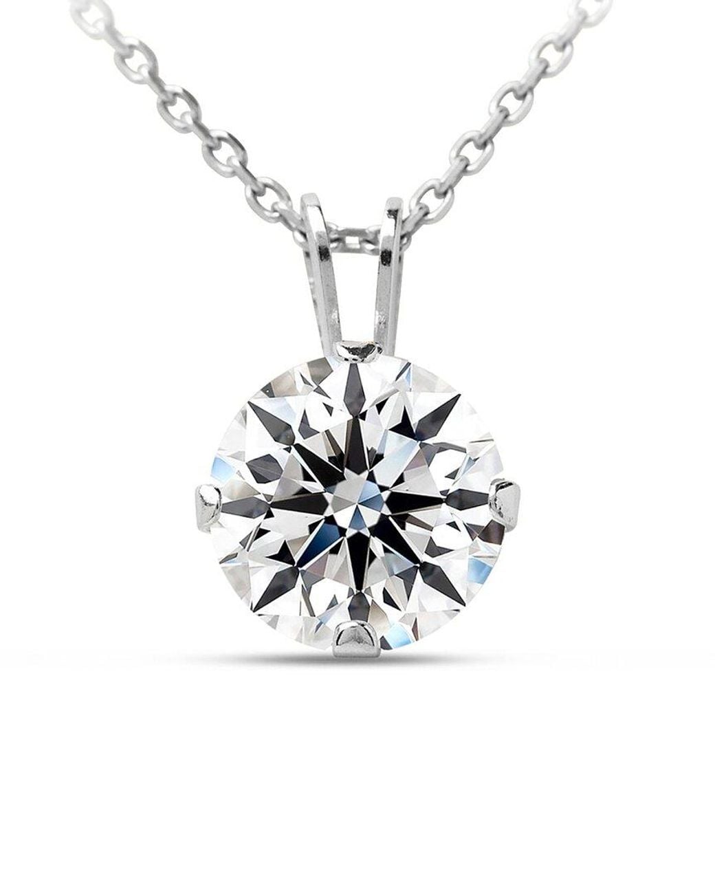Jaclyn Smith White 1.00 Ct. Tw. Lab-Grown Moissanite Necklace