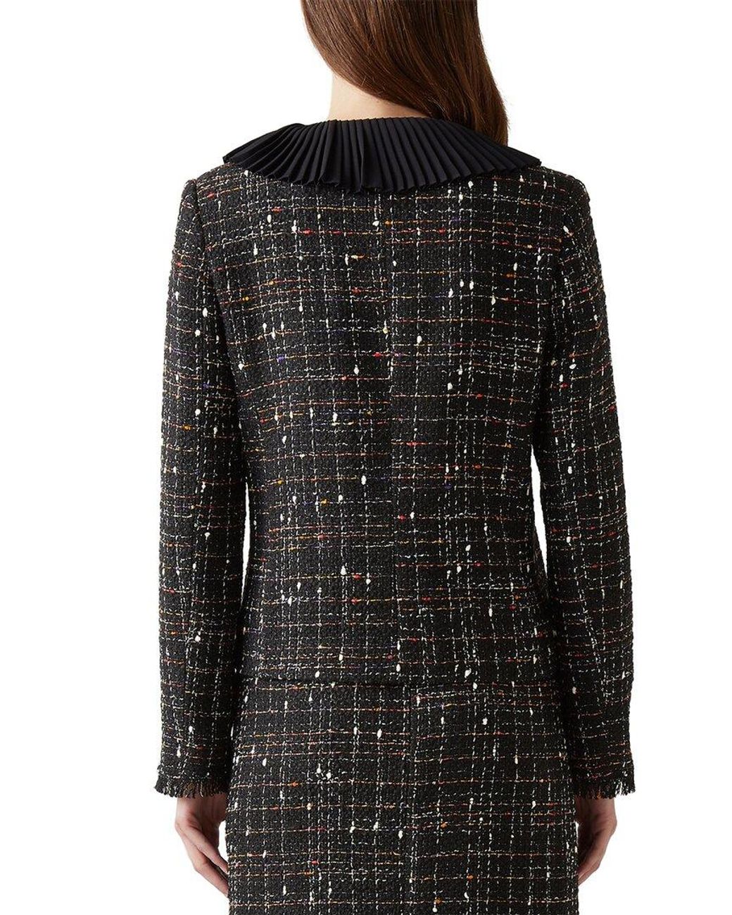 L.K.Bennett Black Angelica Wool-blend Jacket
