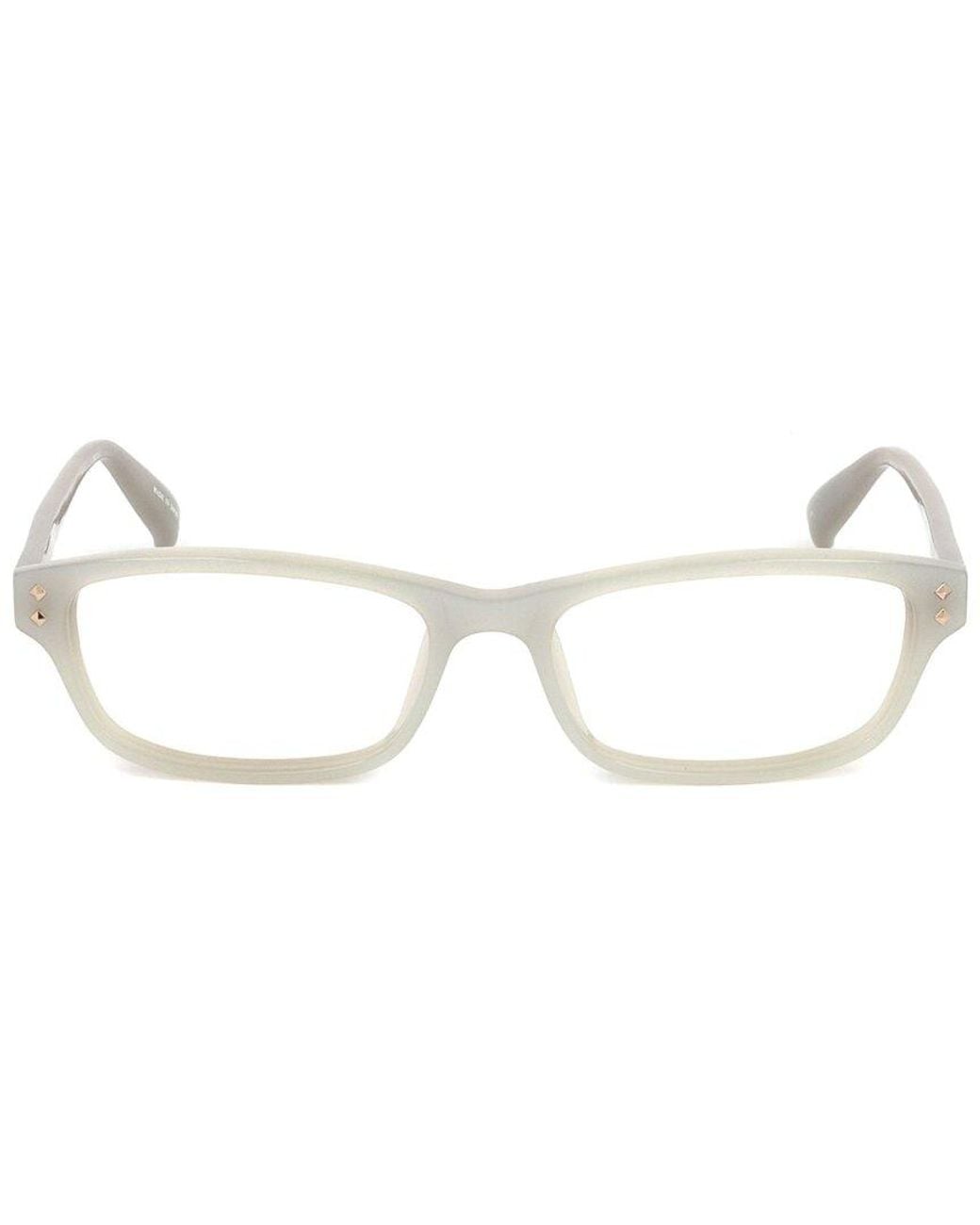 Linda Farrow White Matthew Williamson By Linda Farrow Mw26 55Mm Optical Frames