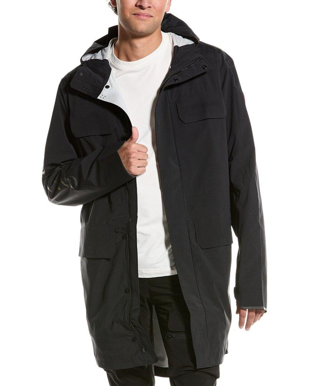 Canada Goose Seawolf Rain Jacket in Black for Men Lyst UK