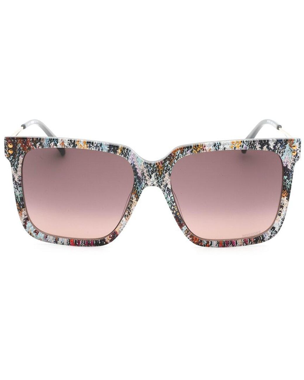 Missoni Pink Mis0107 57mm Sunglasses