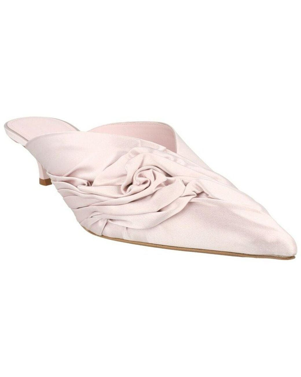 Givenchy Pink Show Twist Satin Mule