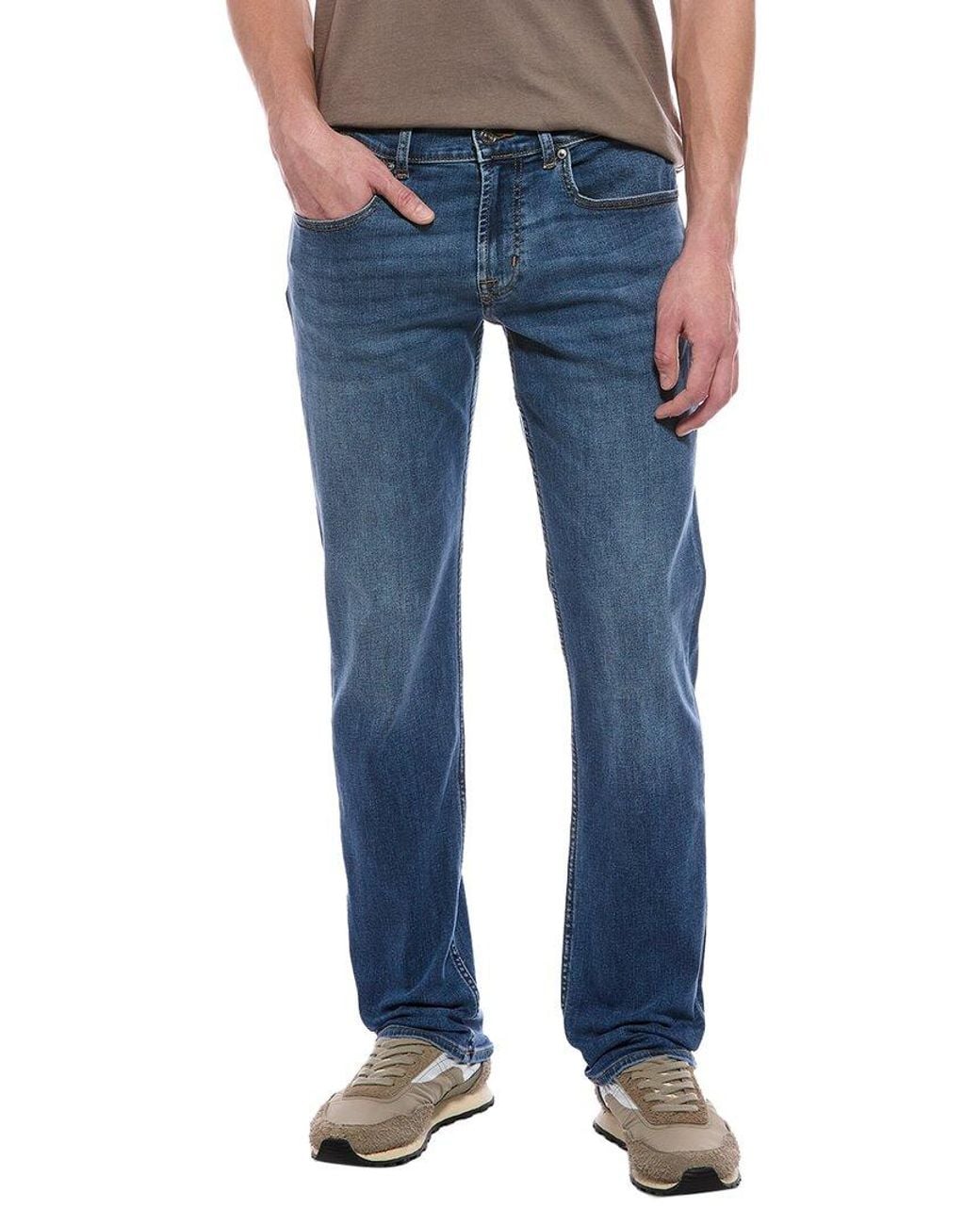 7 For All Mankind Blue Standard Loon Jean for men
