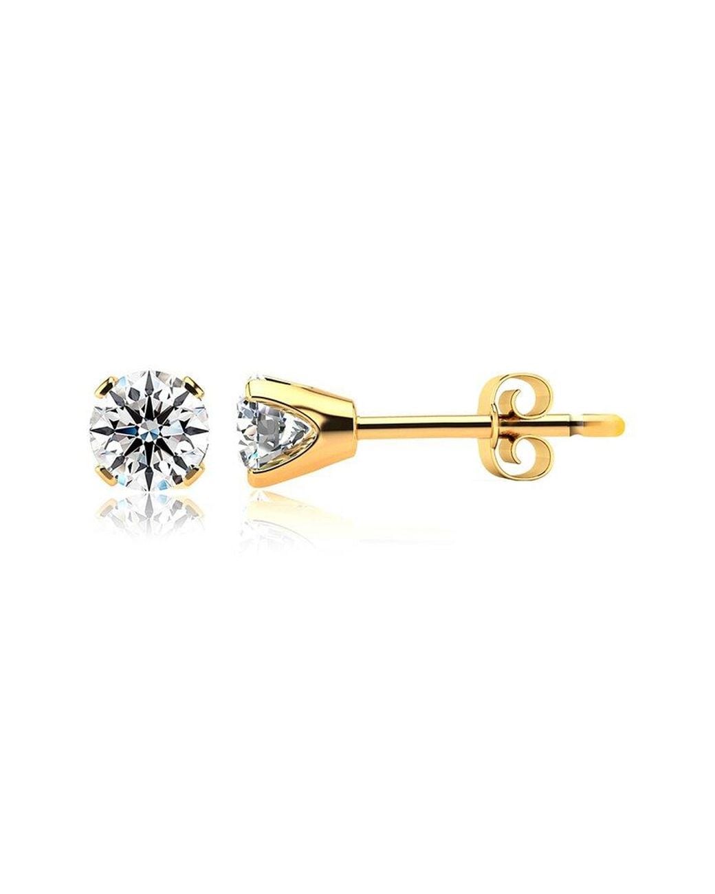 SuperJeweler Metallic 2.00 Ct. Tw. Lab-Grown Diamond Earrings